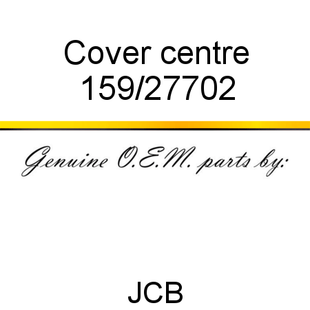 Cover, centre 159/27702
