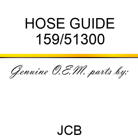 HOSE GUIDE 159/51300