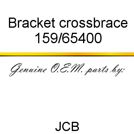 Bracket, crossbrace 159/65400