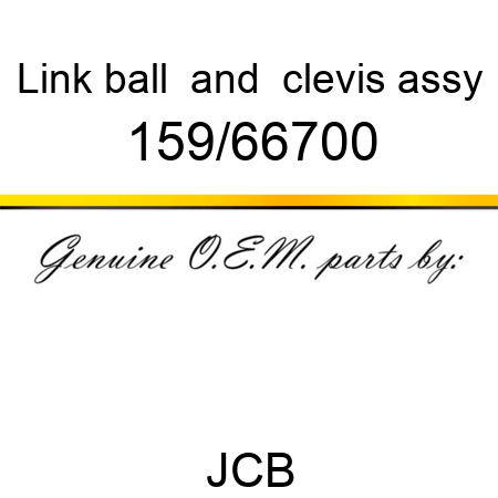 Link, ball & clevis assy 159/66700