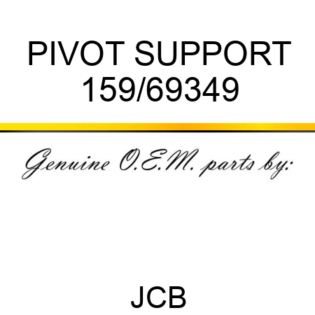 PIVOT SUPPORT 159/69349