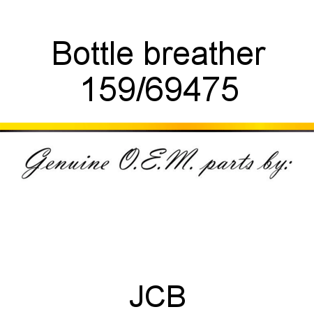Bottle, breather 159/69475