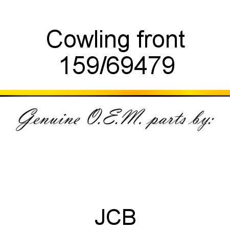 Cowling, front 159/69479