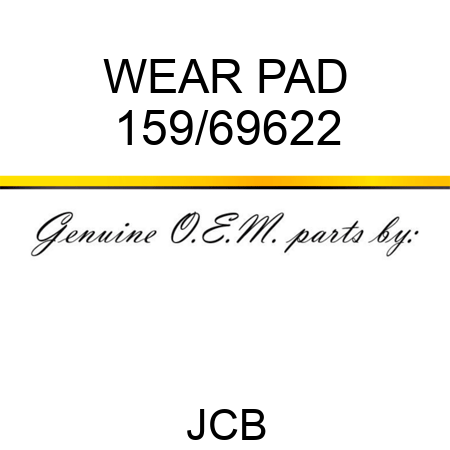 WEAR PAD 159/69622