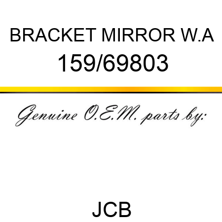 BRACKET MIRROR W.A 159/69803