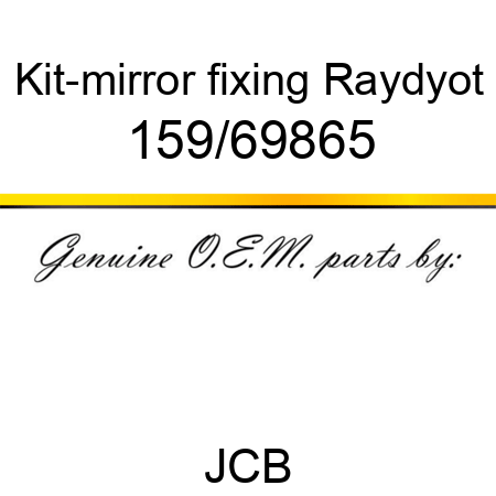 Kit-mirror fixing, Raydyot 159/69865