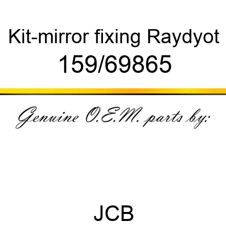 Kit-mirror fixing, Raydyot 159/69865