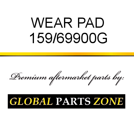 WEAR PAD 159/69900G