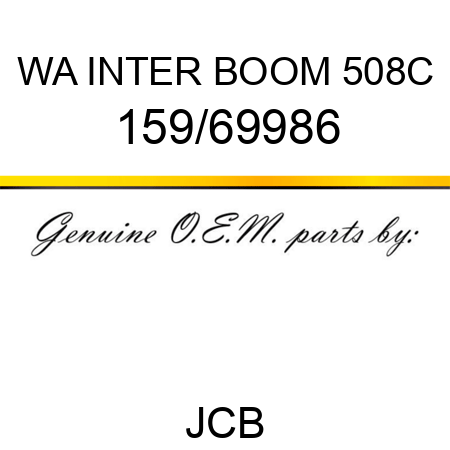 WA INTER BOOM 508C 159/69986