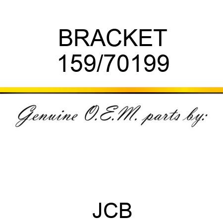 BRACKET 159/70199