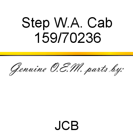 Step, W.A. Cab 159/70236