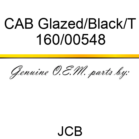 CAB Glazed/Black/T 160/00548