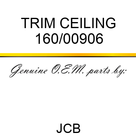 TRIM CEILING 160/00906