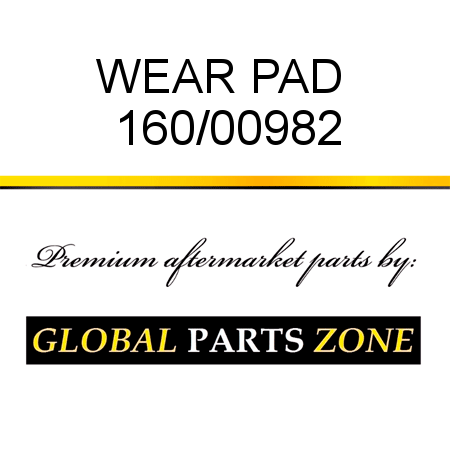 WEAR PAD  160/00982