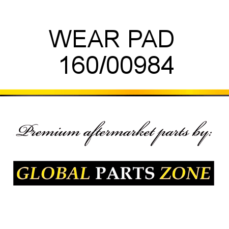 WEAR PAD  160/00984
