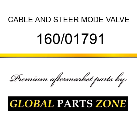 CABLE AND STEER MODE VALVE 160/01791