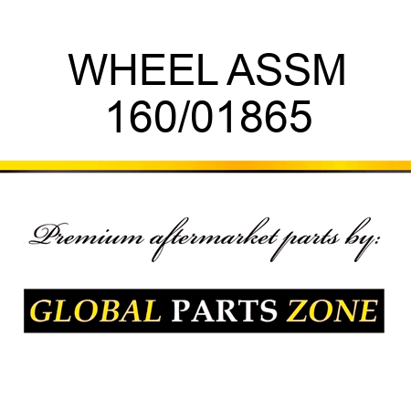 WHEEL ASSM 160/01865