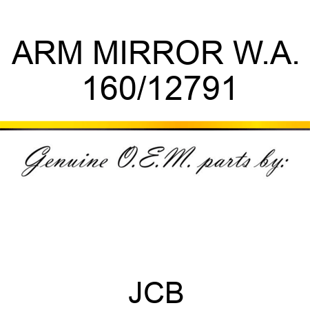 ARM MIRROR W.A. 160/12791