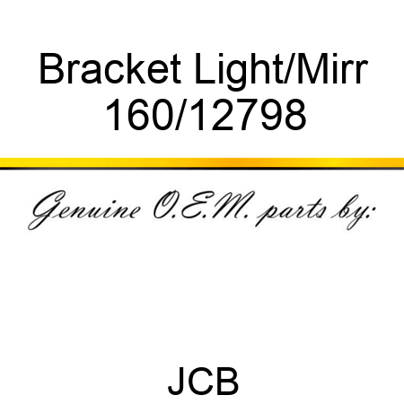 Bracket Light/Mirr 160/12798