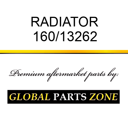 RADIATOR 160/13262