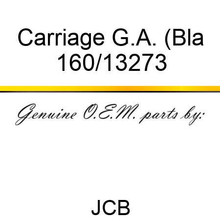Carriage G.A. (Bla 160/13273