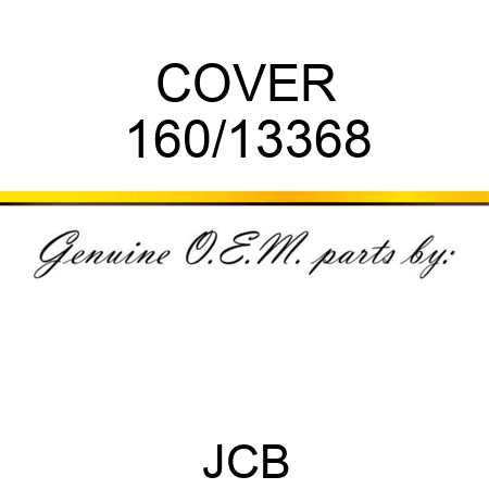 COVER 160/13368