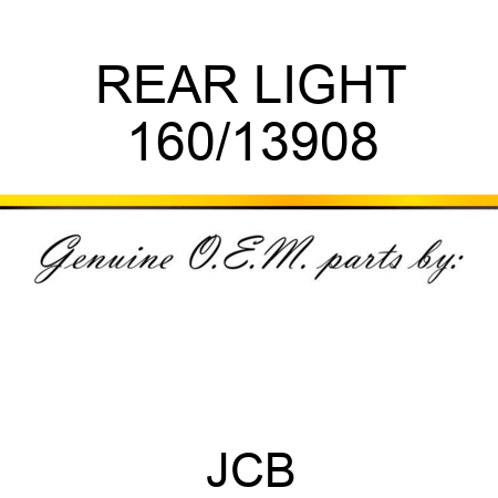 REAR LIGHT 160/13908