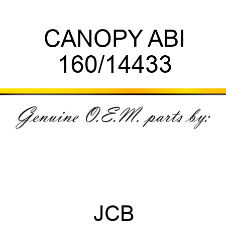 CANOPY ABI 160/14433