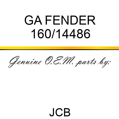 GA FENDER 160/14486