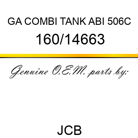 GA COMBI TANK ABI 506C 160/14663