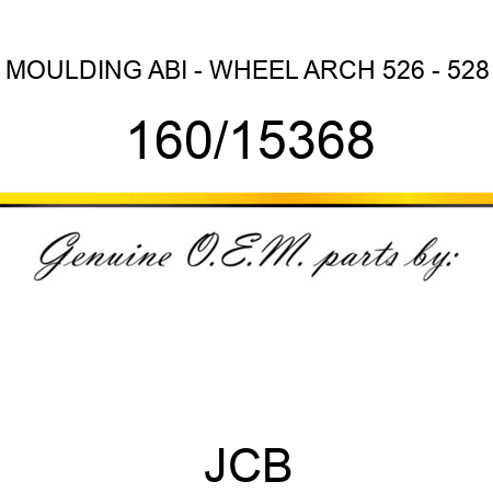 MOULDING, ABI - WHEEL ARCH 526 - 528 160/15368