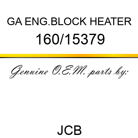 GA ENG.BLOCK HEATER 160/15379