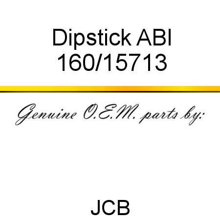 Dipstick, ABI 160/15713