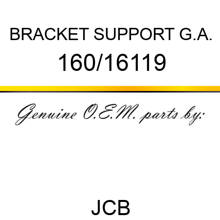 BRACKET, SUPPORT G.A. 160/16119