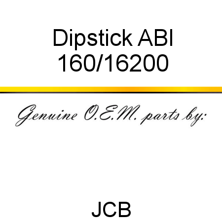 Dipstick, ABI 160/16200