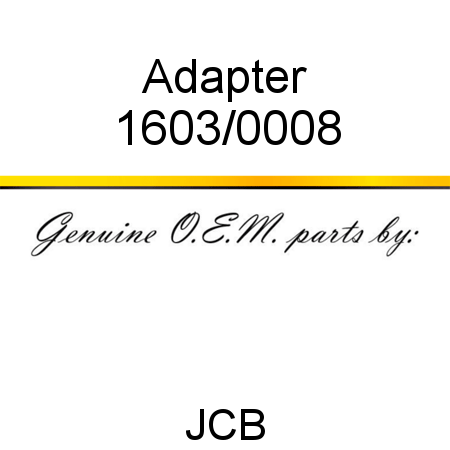 Adapter 1603/0008