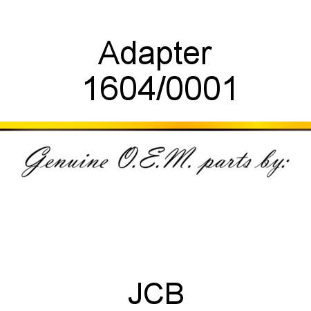 Adapter 1604/0001