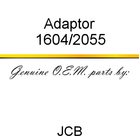 Adaptor 1604/2055