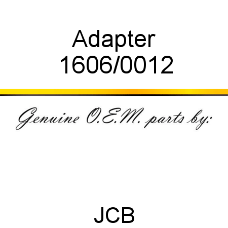 Adapter 1606/0012