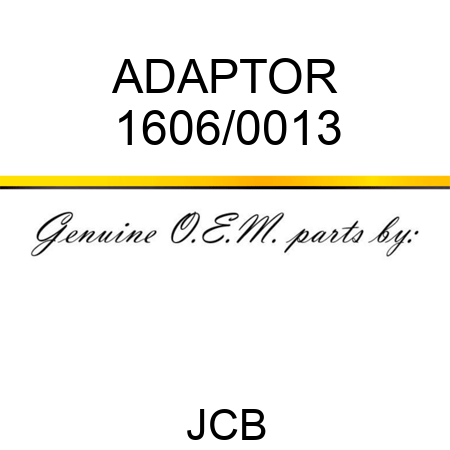 ADAPTOR 1606/0013