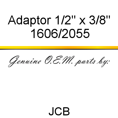 Adaptor, 1/2