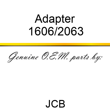 Adapter 1606/2063