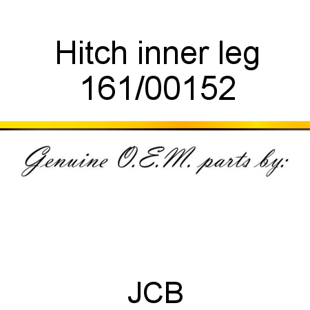 Hitch, inner leg 161/00152