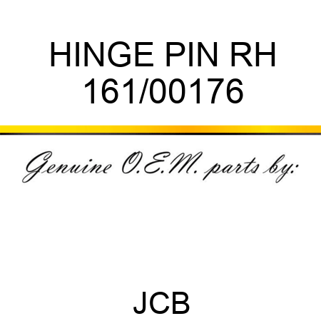 HINGE PIN RH 161/00176