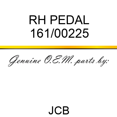 RH PEDAL 161/00225