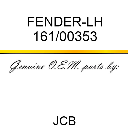 FENDER-LH 161/00353