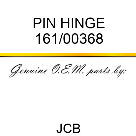 PIN HINGE 161/00368