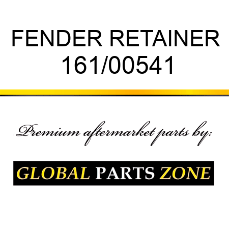 FENDER RETAINER 161/00541