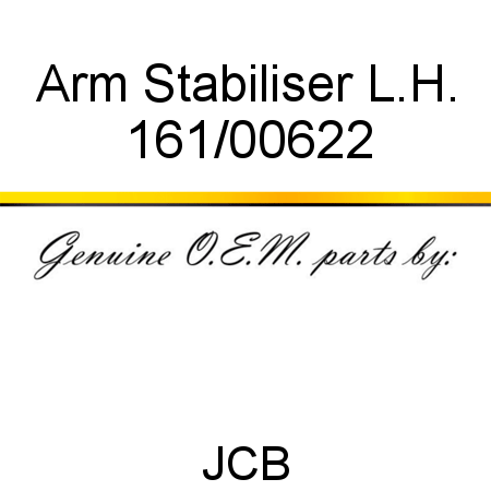 Arm, Stabiliser, L.H. 161/00622