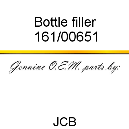 Bottle, filler 161/00651